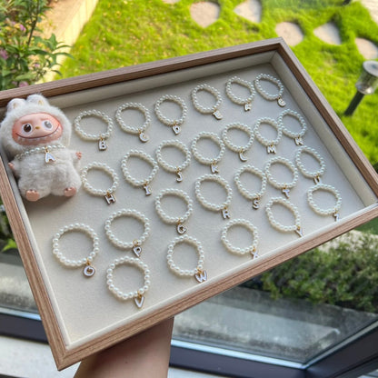 THE MONSTERS  Generation 4 Alphabet Pearl Necklace