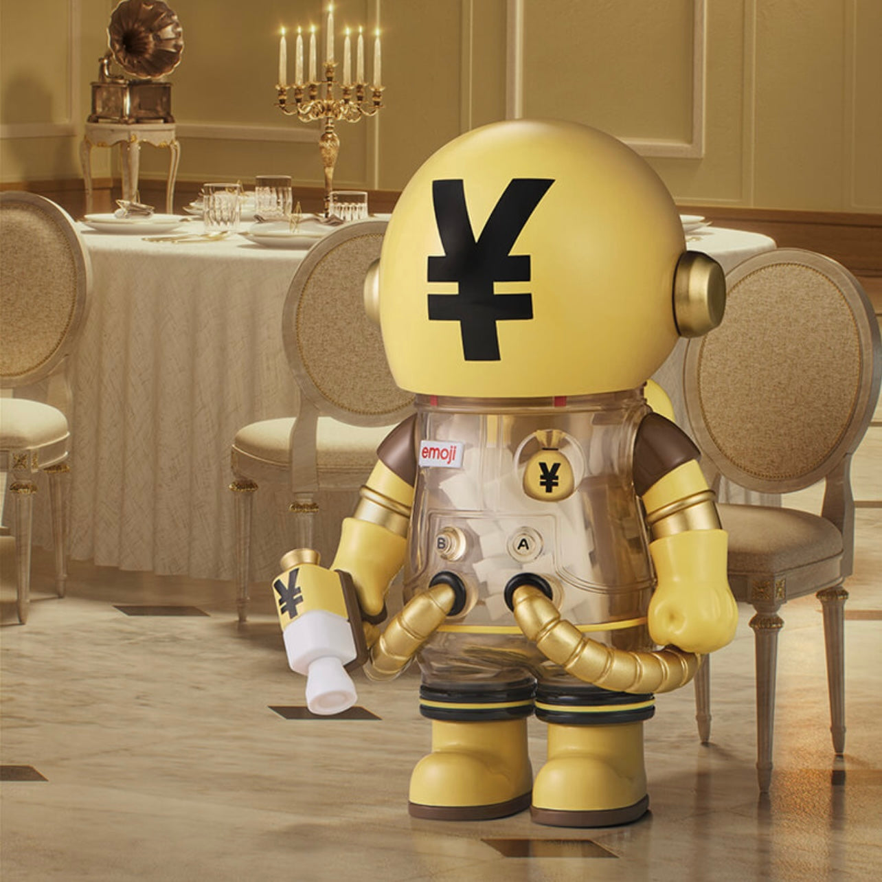 MEGA SPACE MOLLY 100% × Emoji Series