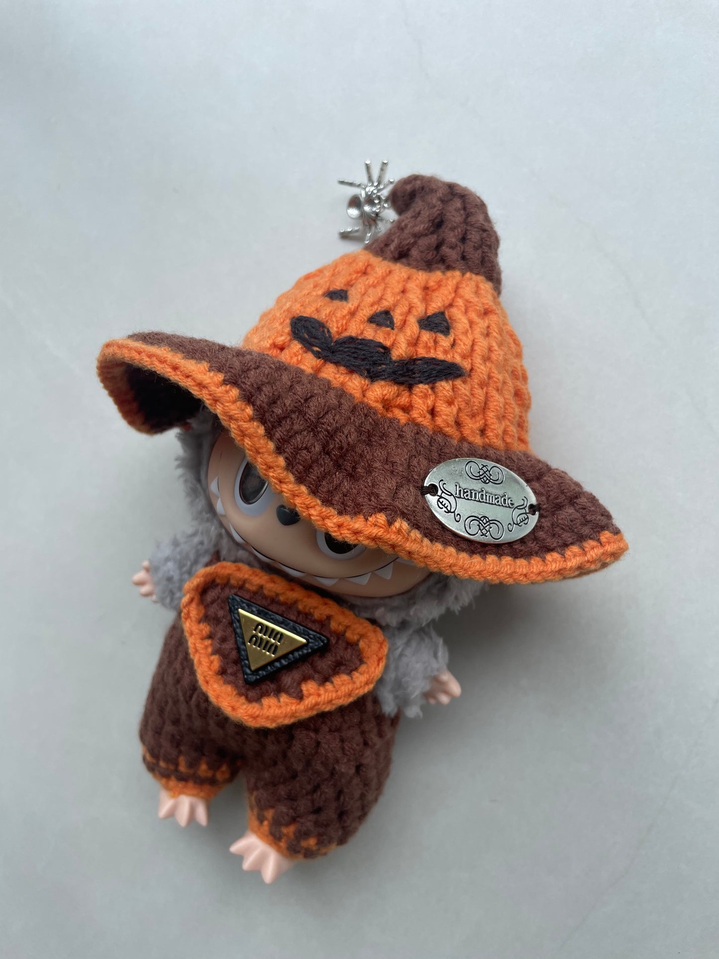 LABUBU Halloween Pumpkin Handmade Doll Outfit