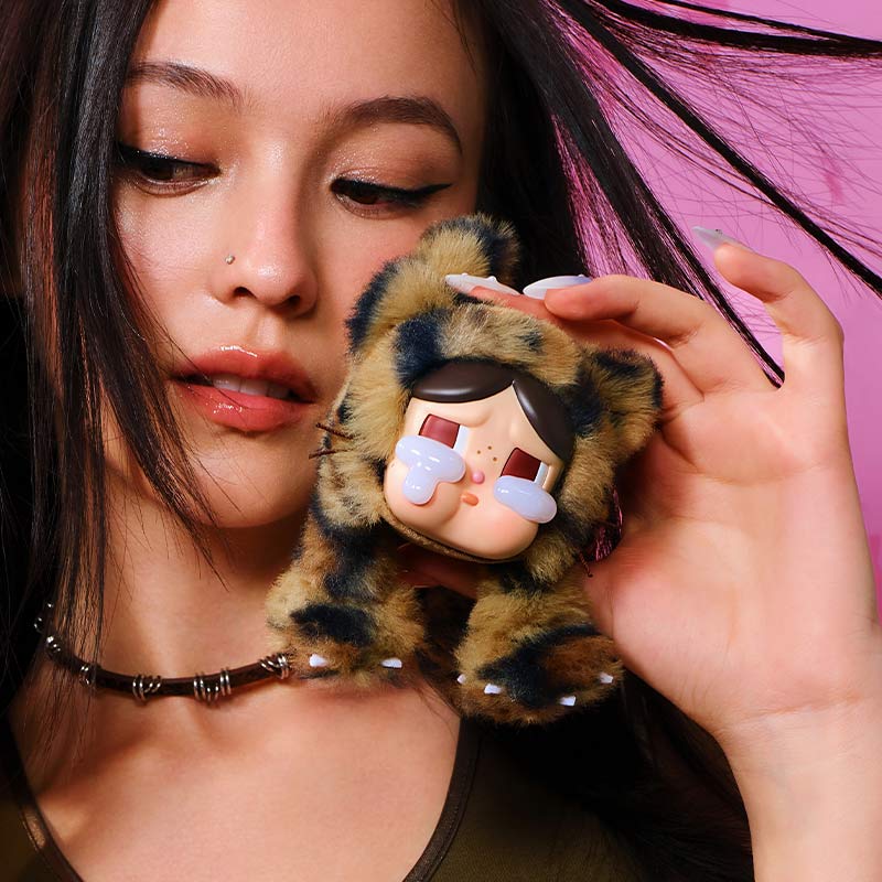 CRYBABY Leopard &Cat Series – Vinyl Plush Keychain Blind Box