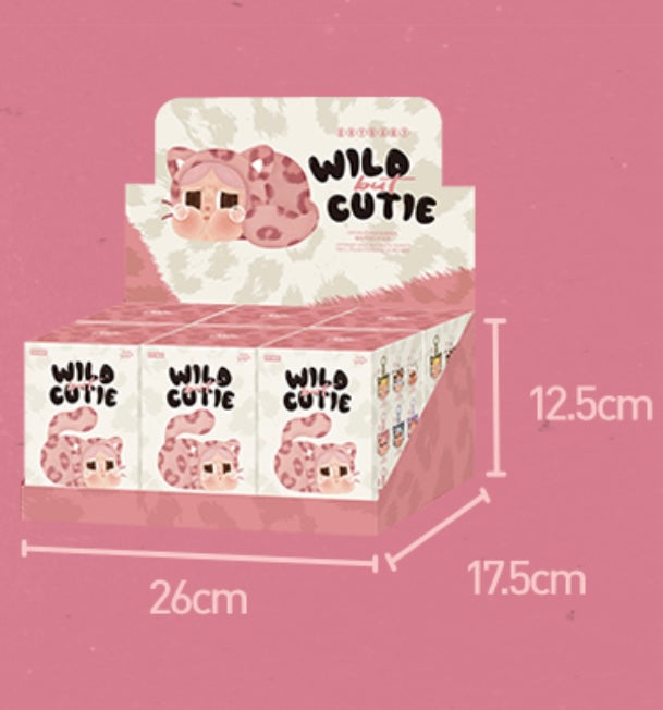 CRYBABY Leopard &Cat Series – Vinyl Plush Keychain Blind Box