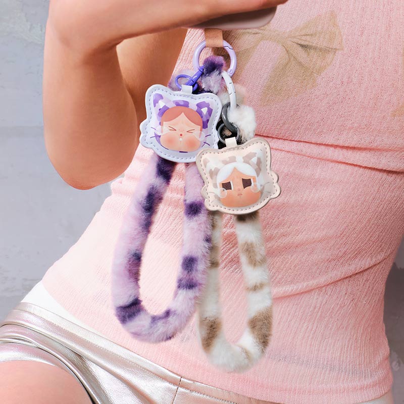 CRYBABY Leopard & Cat Series-Mobile phone lanyard blind box