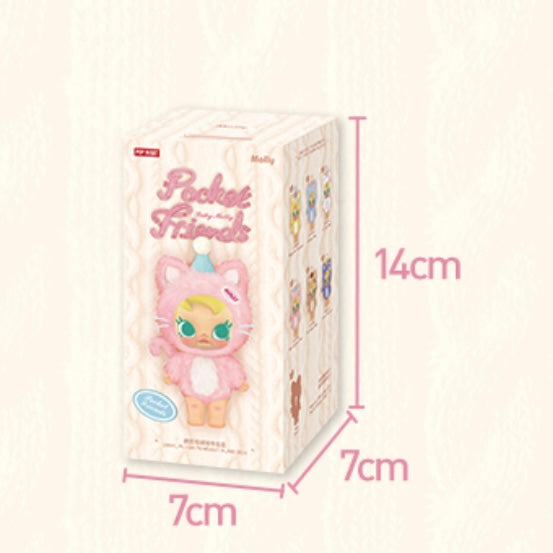 Baby Molly Pocket Friends Series —Vinyl Plush Pendant Blind Box