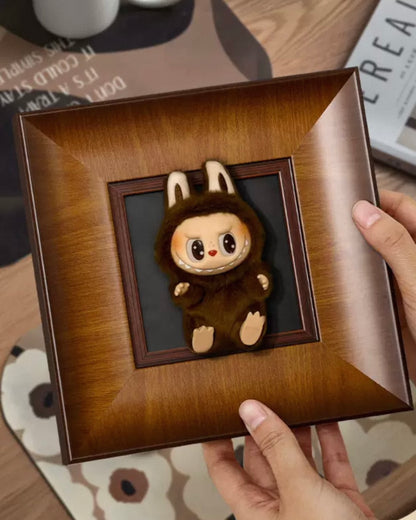 Blind Box Display Solid Wood Photo Frame Wall Storage
