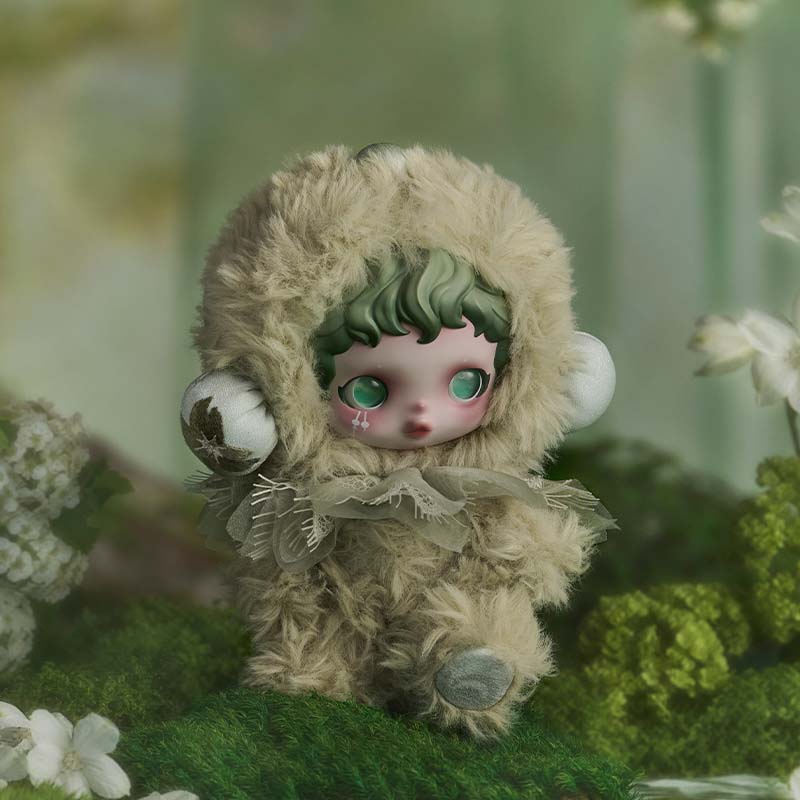 SKULLPANDA Light Weaving Garden Series Plush Doll Pendant