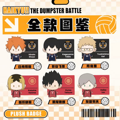 Haikyu!! The Dumpster Battle Plush Pin Blind Box