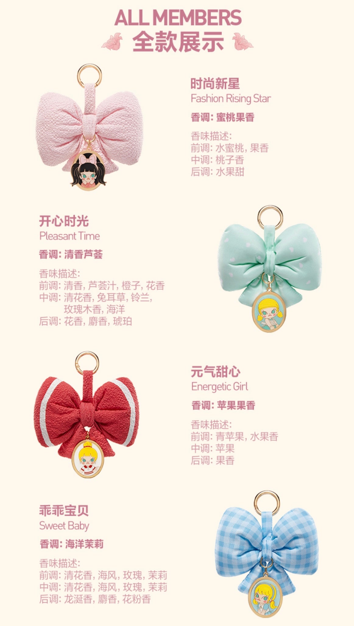 MOLLY Daily Look Collection - Scented Bag Pendant Blind Box