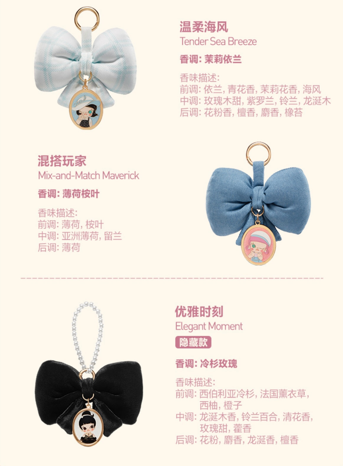 MOLLY Daily Look Collection - Scented Bag Pendant Blind Box