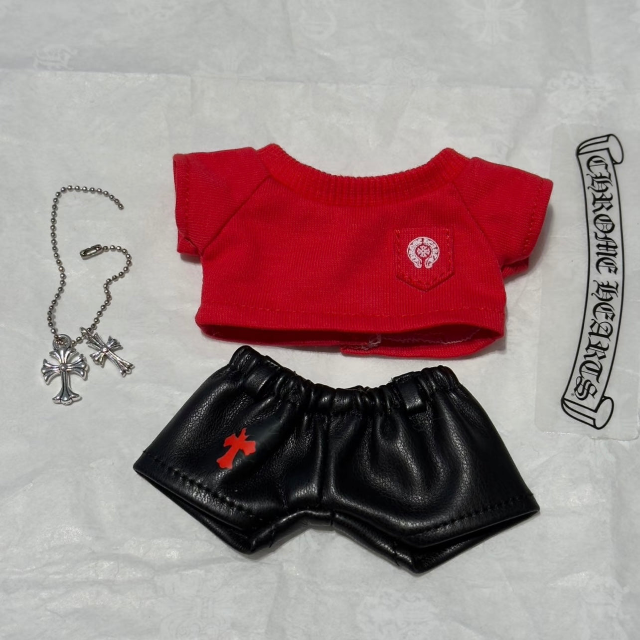 CH Leather Pants Set