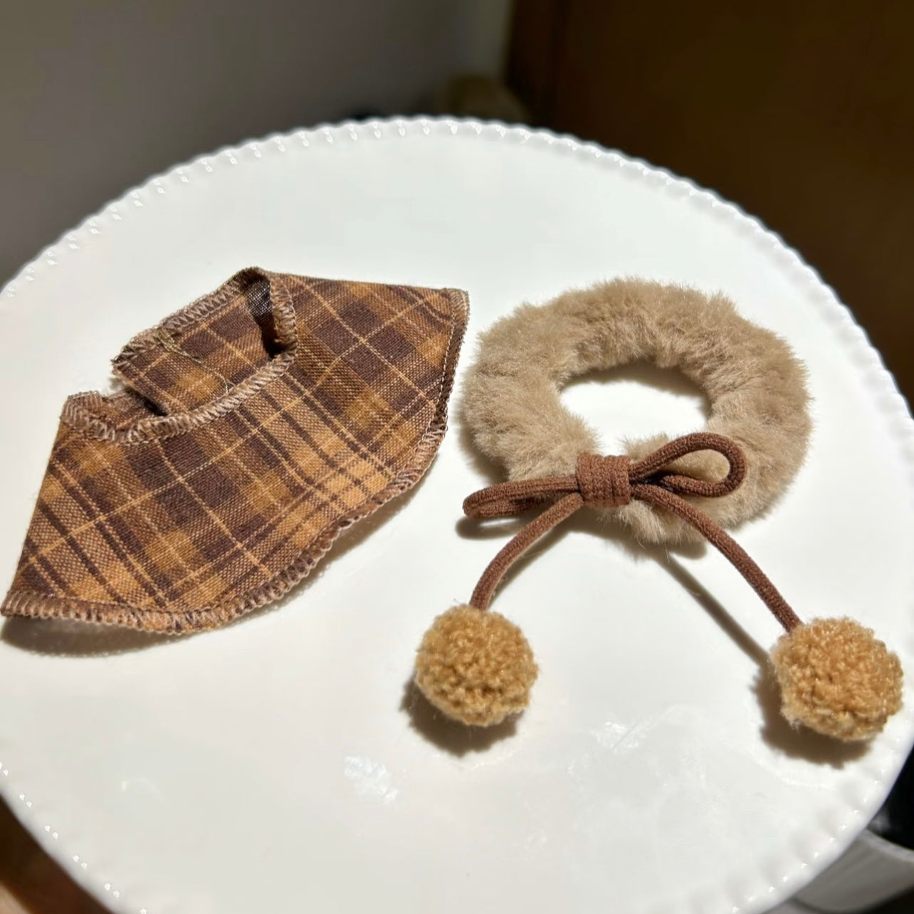 Plaid College Style Doll Clothes Set