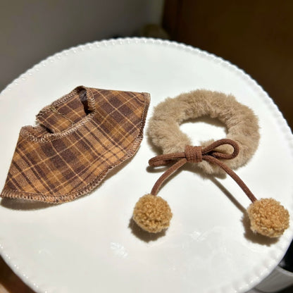 Plaid College Style Doll Clothes Set