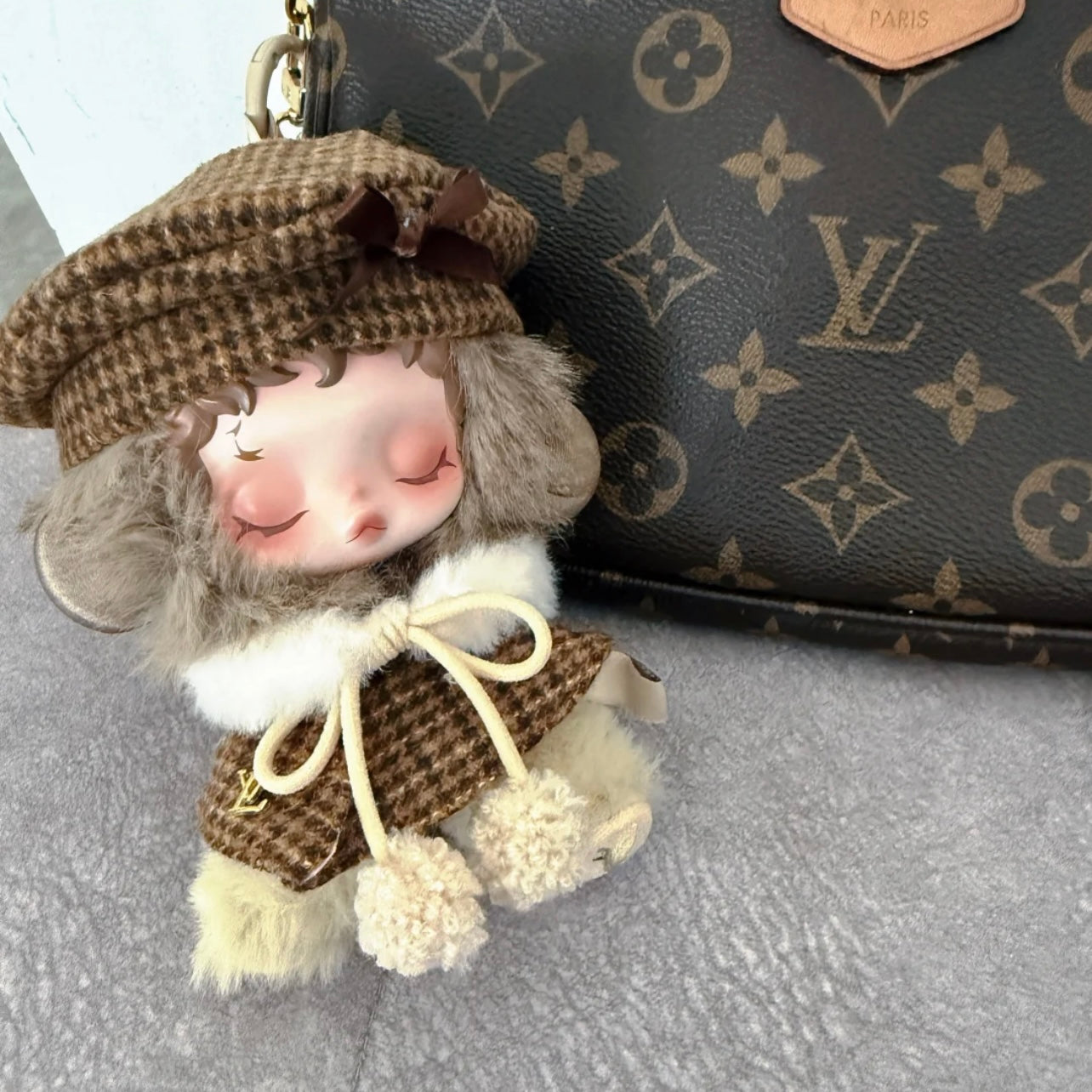 Plaid College Style Doll Clothes Set