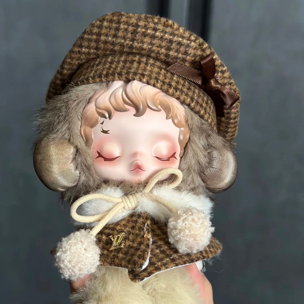 Plaid College Style Doll Clothes Set