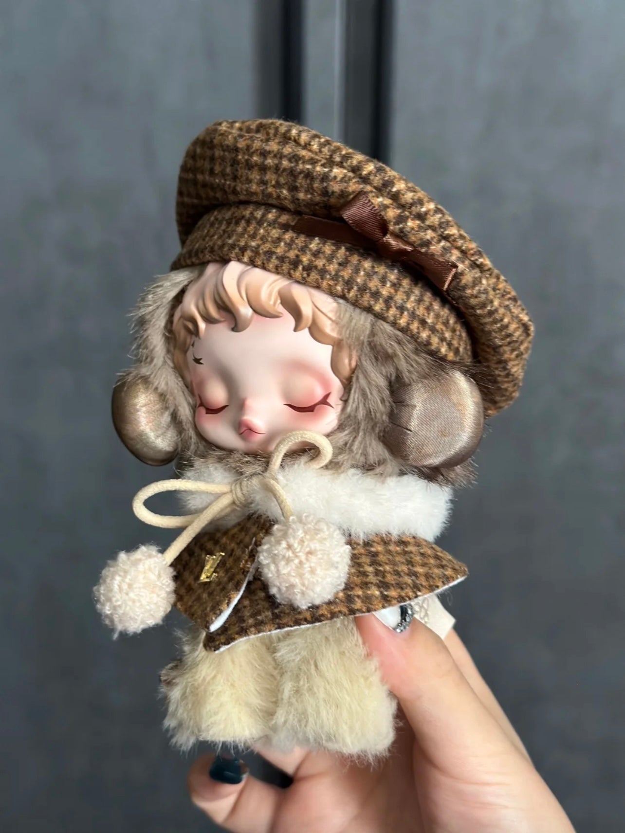 Plaid College Style Doll Clothes Set