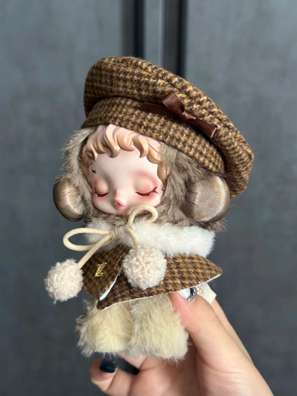 Plaid College Style Doll Clothes Set