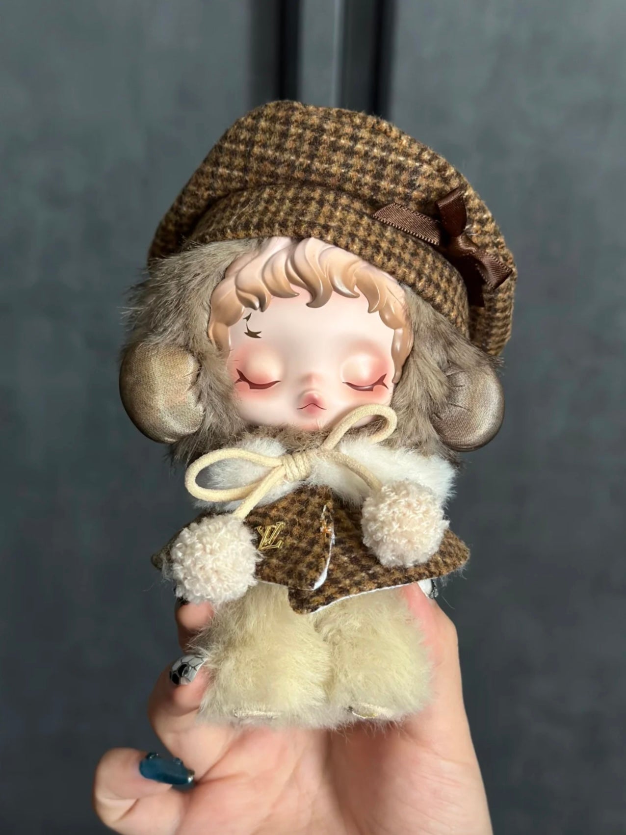 Plaid College Style Doll Clothes Set