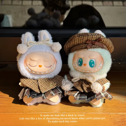 Plaid College Style Doll Clothes Set