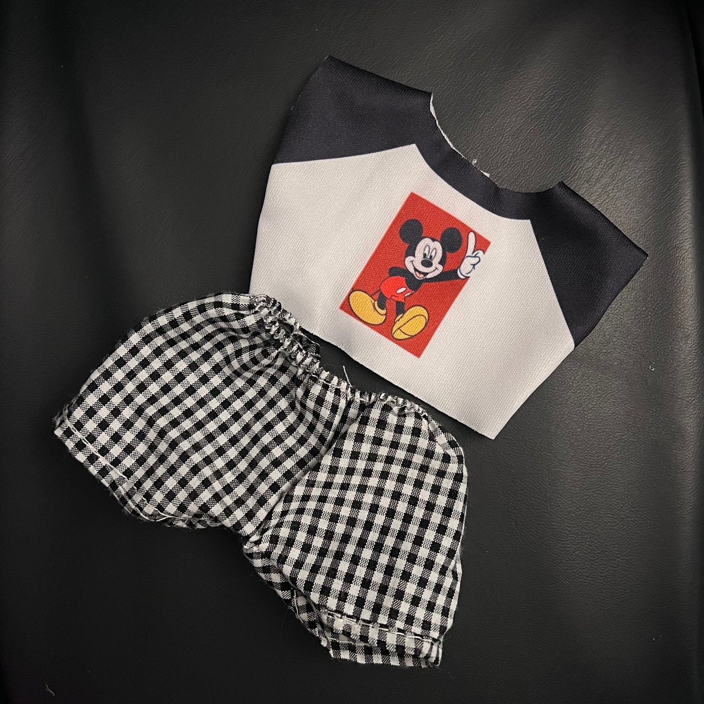 Summer Plaid Pants Set