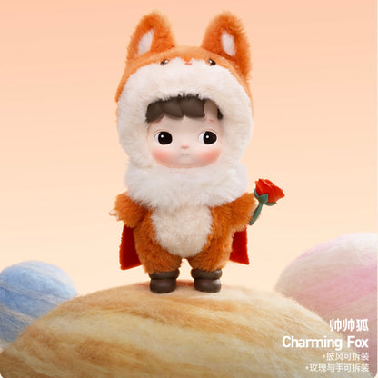 POPMART HACIPUPU Animal Sticker Series Figurine Blind Box Plush Toys