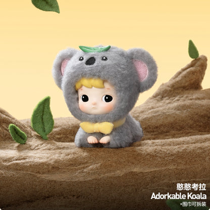 POPMART HACIPUPU Animal Sticker Series Figurine Blind Box Plush Toys