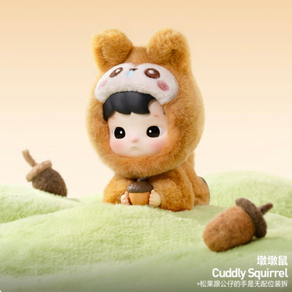 POPMART HACIPUPU Animal Sticker Series Figurine Blind Box Plush Toys