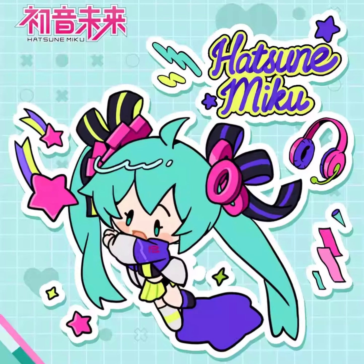 Hatsune Miku 'Cutie Pie' Series – Super Soft Smile 4-Way Ita Bag