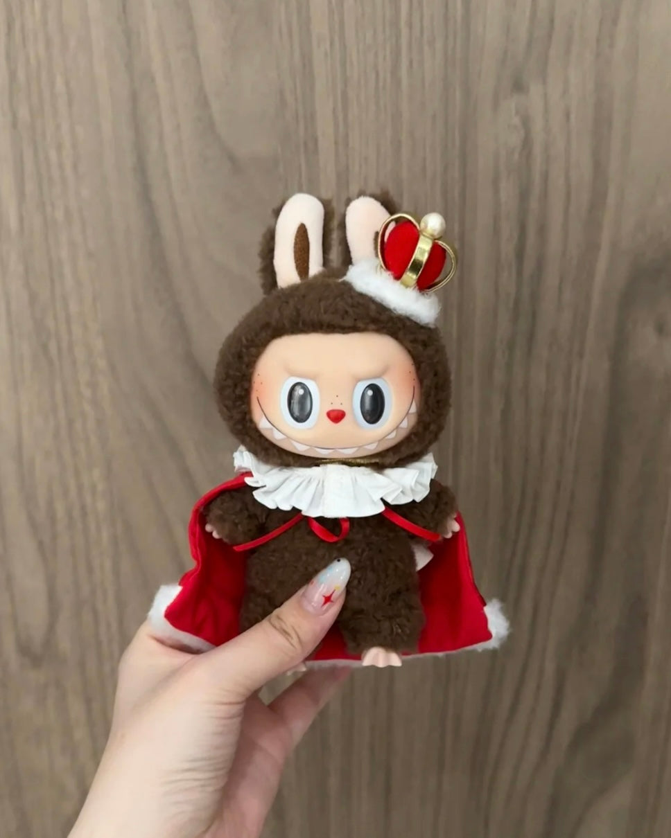 King Labubu's New Clothes (Cloak + Collar + Tiara)