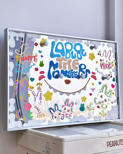 Labubu Vinyl Doll Storage Decoration Diorama