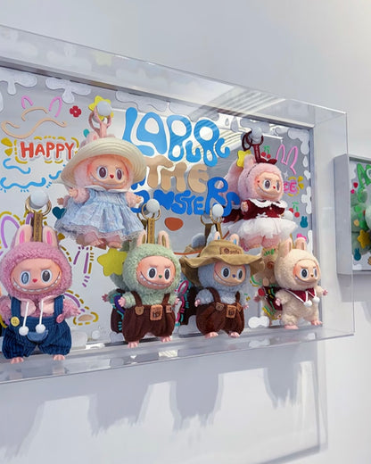 Labubu Vinyl Doll Storage Decoration Diorama