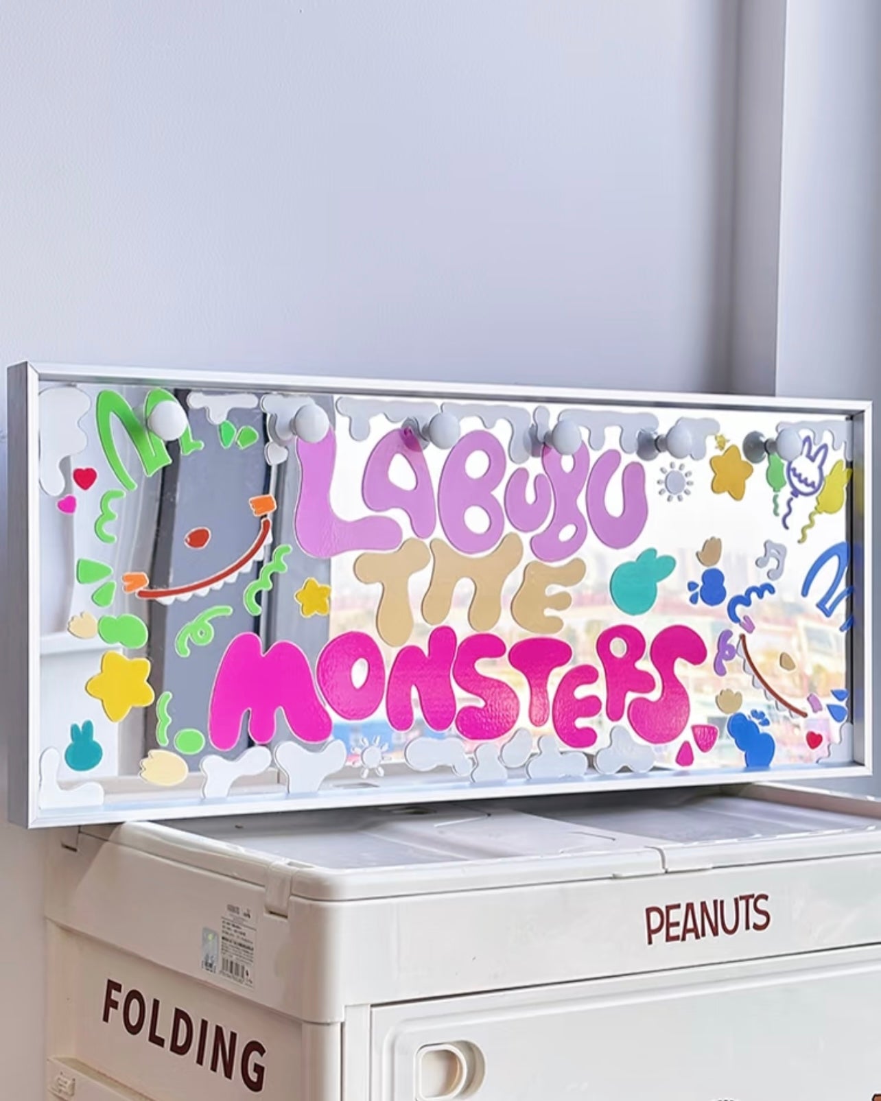 Labubu Vinyl Doll Storage Decoration Diorama