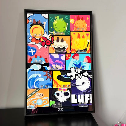 Labubu X One Piece Series Blind Box Storage