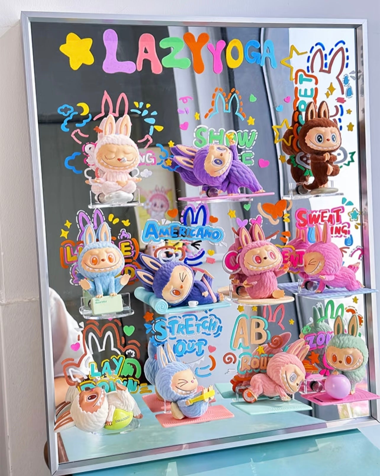 Labubu Yoga Series Blind Box Storage