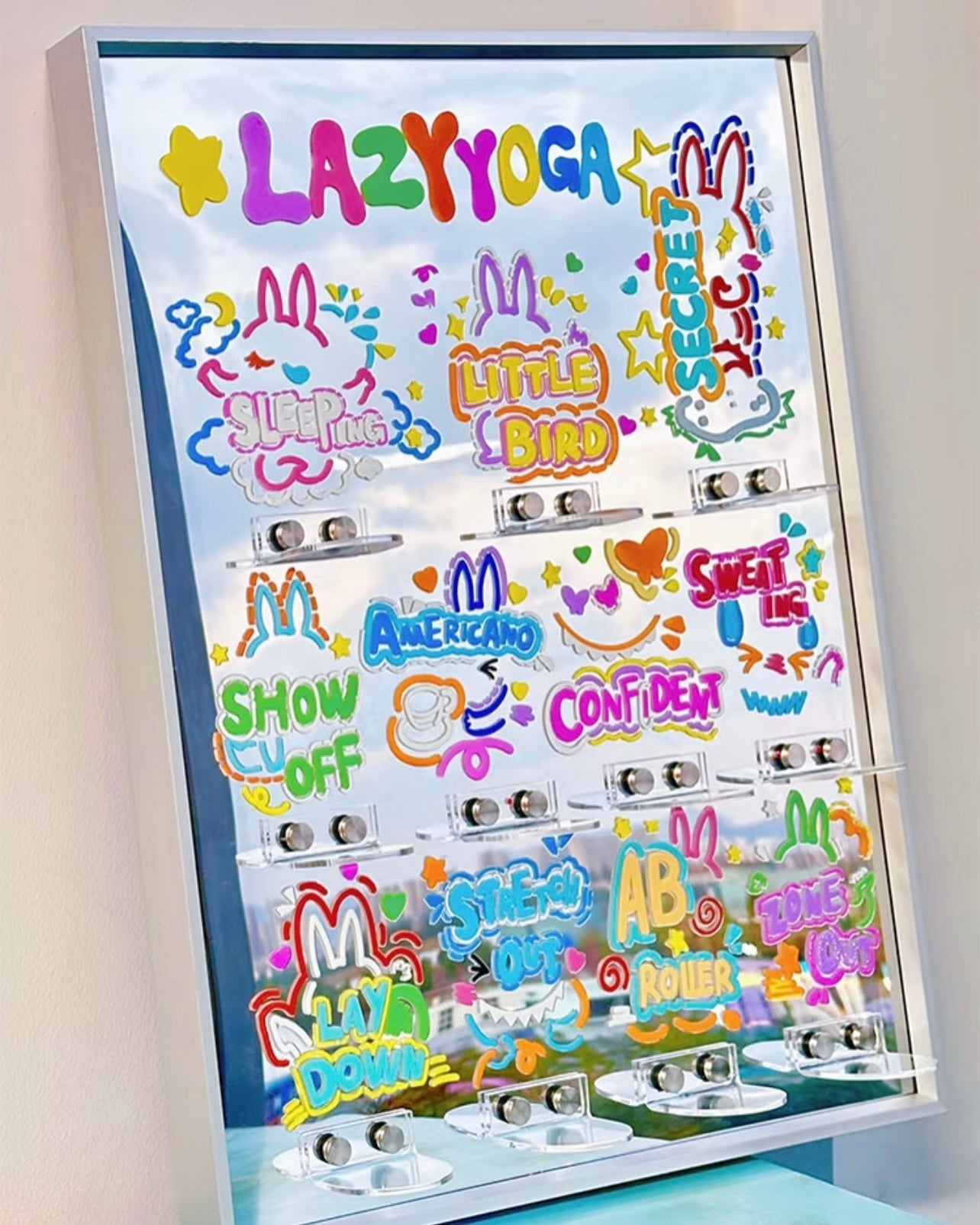 Labubu Yoga Series Blind Box Storage