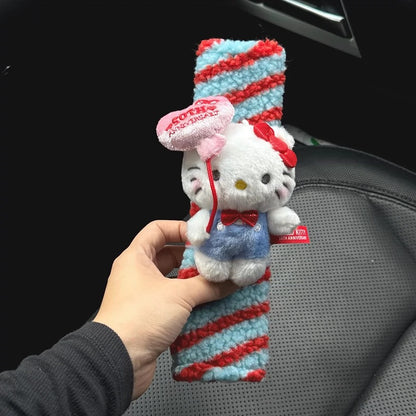 Hello Kitty 50th Anniversary Car Seatbelt Protectors