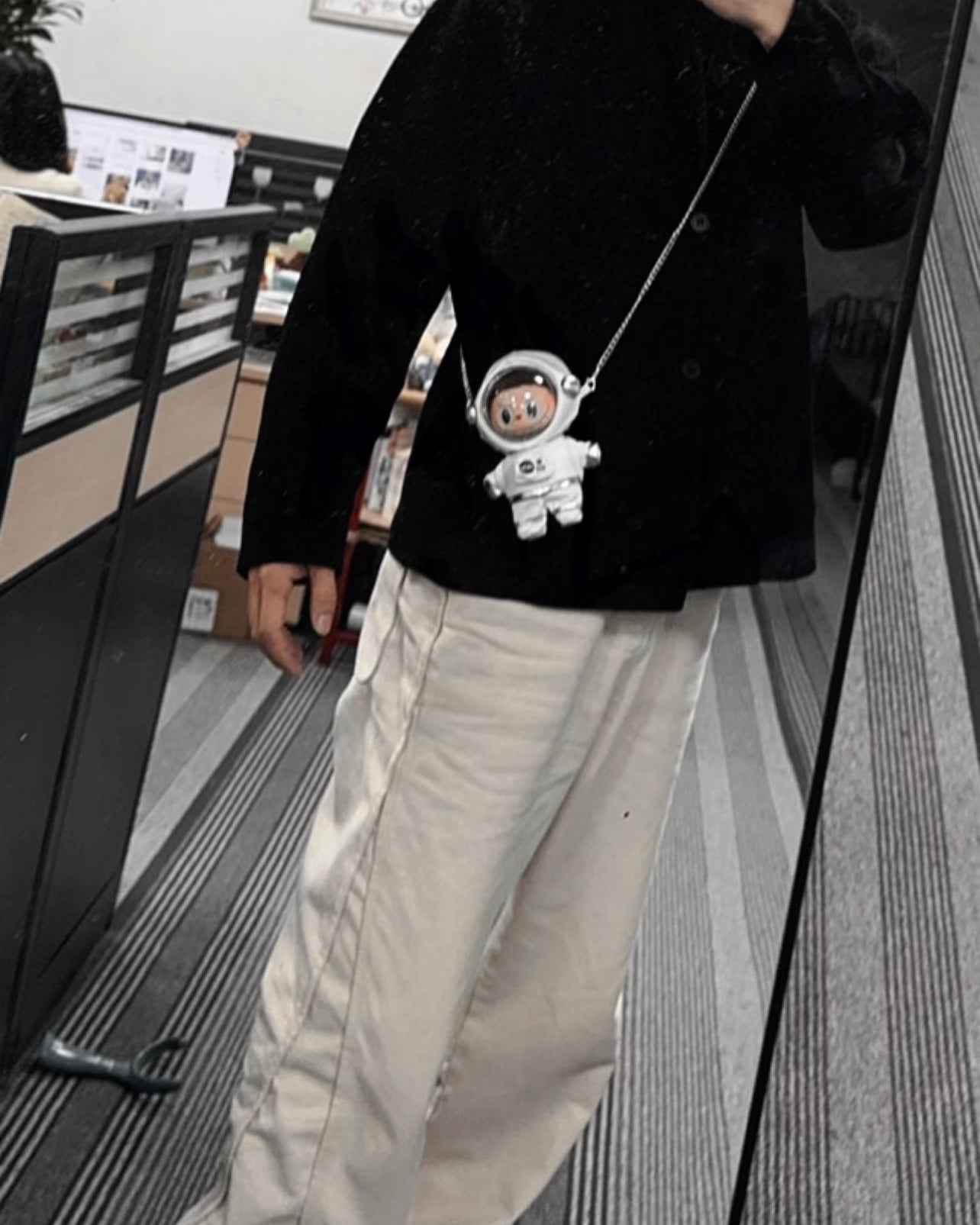 Labubu Astronaut Doll Clothes (Crossbody Carry)