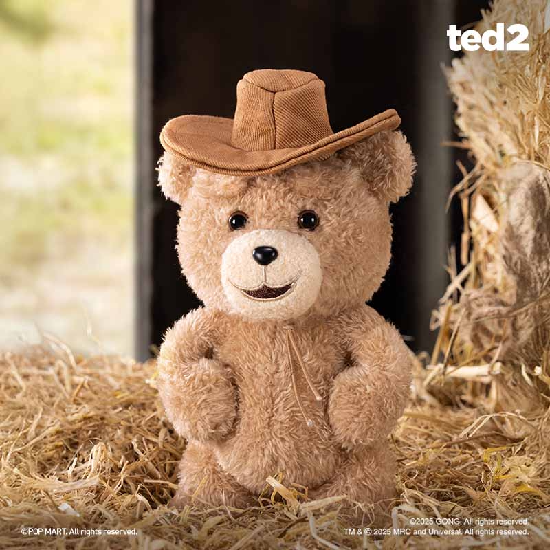 Ted2 Teddy Bear Movable Plush Pendant