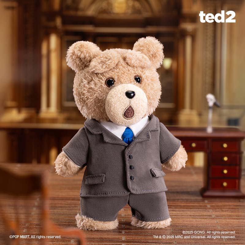 Ted2 Teddy Bear Movable Plush Pendant