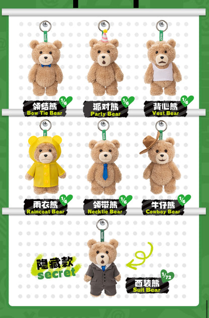 Ted2 Teddy Bear Movable Plush Pendant