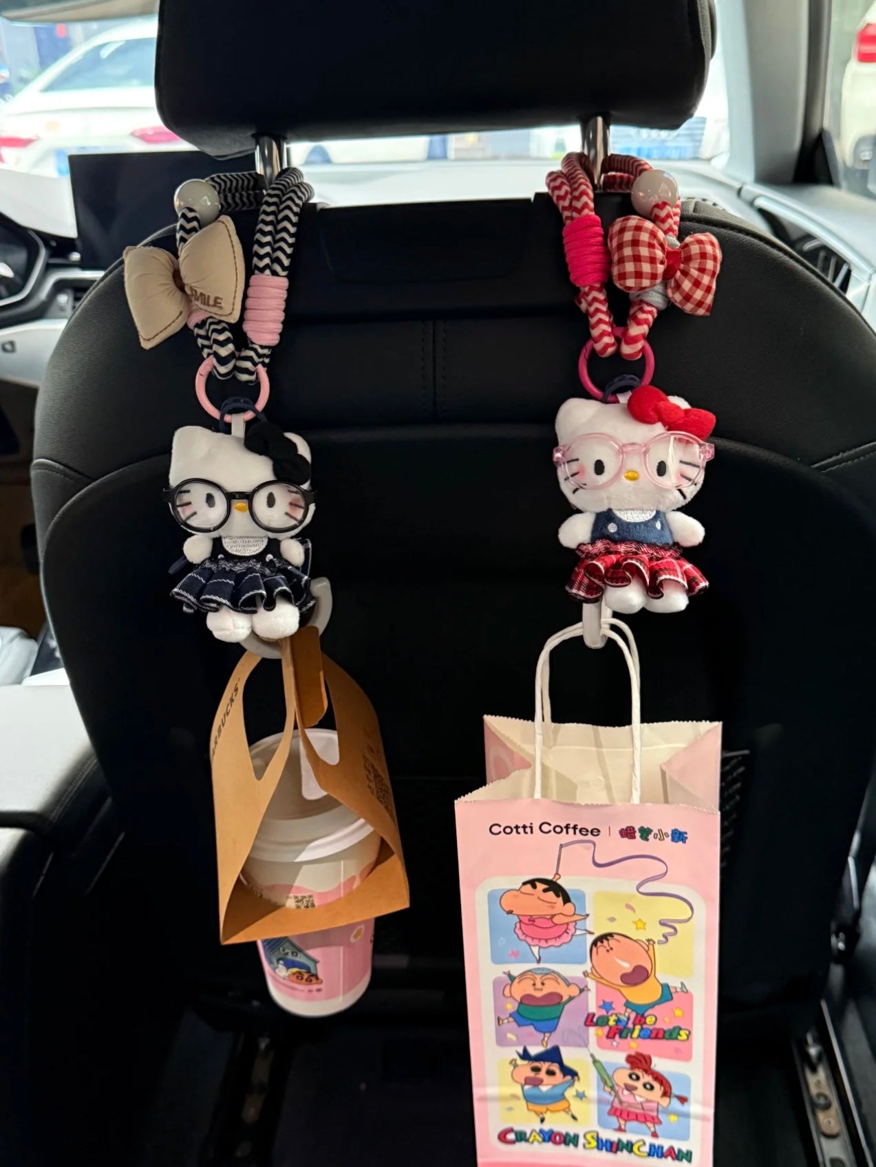 Schoolgirl HelloKitty doll series-Car Hooks