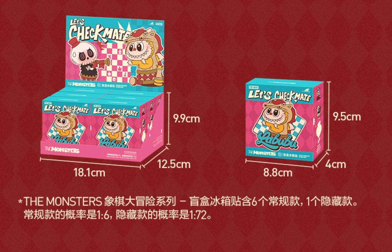 The Monsters Chess Adventure Series - Blind Box Fridge Stickers