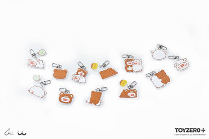 LuLu the Piggy Sheep & Bear - Acrylic Keychain (Random)
