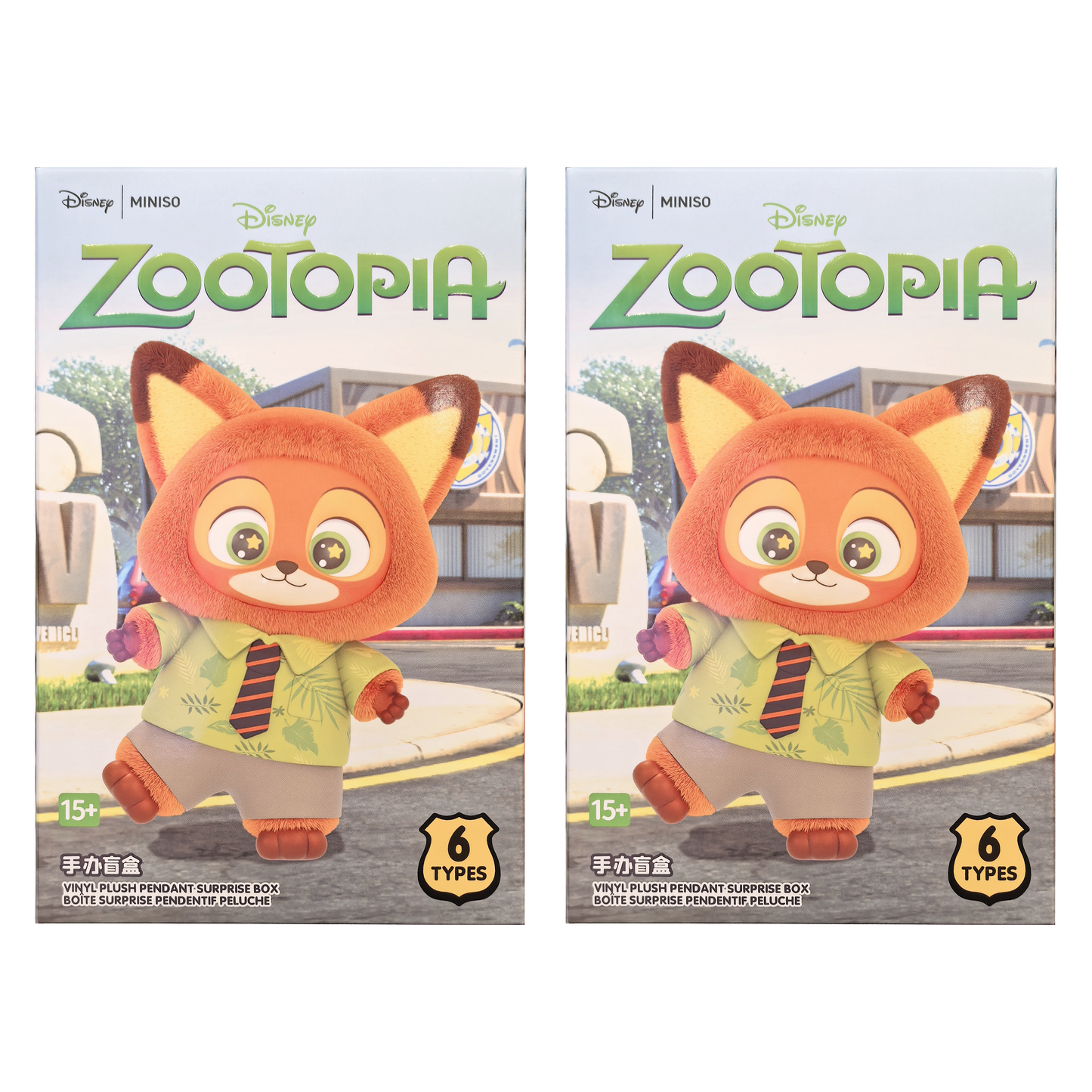 Miniso x Zootopia Co-branded Vinyl & Plush Blind Box