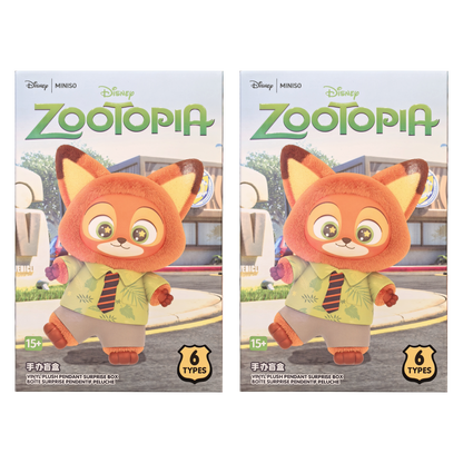 Miniso x Zootopia Co-branded Vinyl & Plush Blind Box