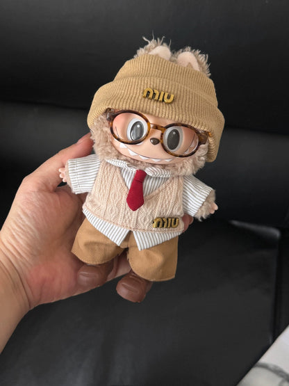 Labubu V1/V3 Doll Outfit Set | Preppy School Style