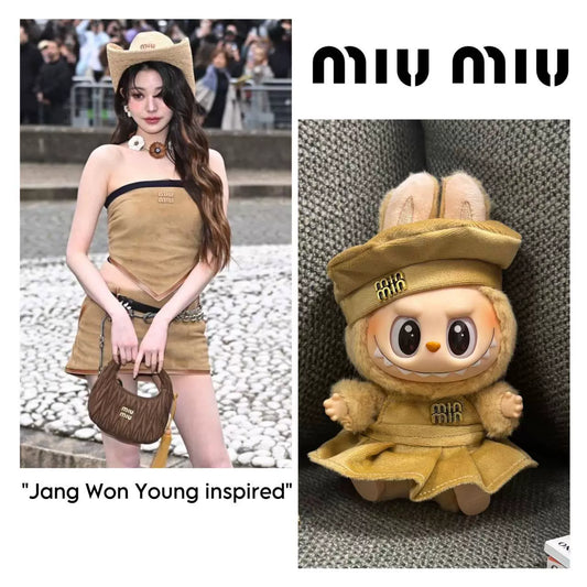 Labubu Chanel-Style Doll Outfit Set