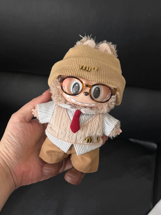 Labubu V1/V3 Doll Outfit Set | Preppy School Style