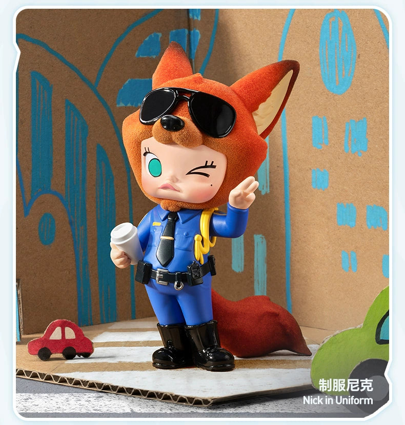 POPMART MOLLY x Zootopia Co-branded Series Figure Blind Box