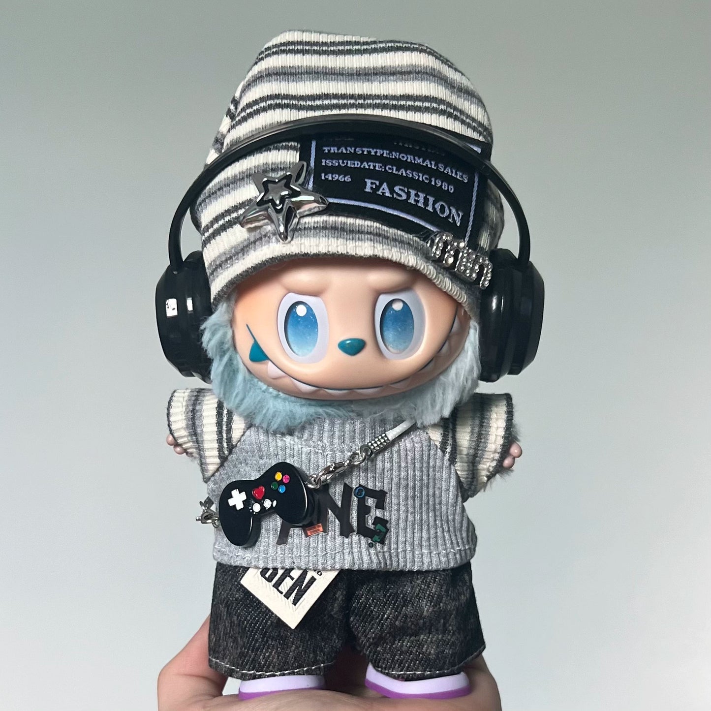 Labubu Doll Outfit | Grey Set