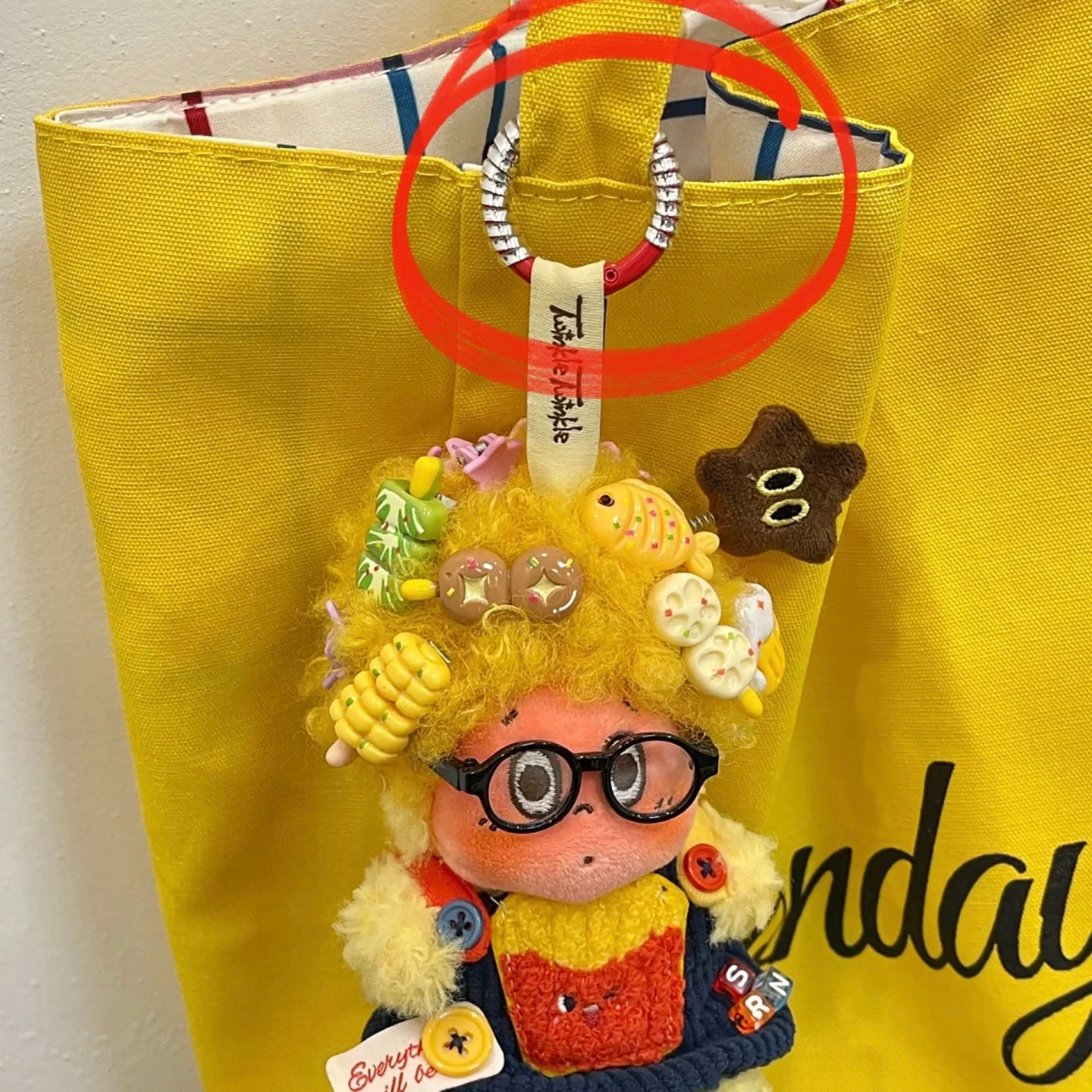 Labubu Lanyard with Protective Loop | Anti-Drop Strap