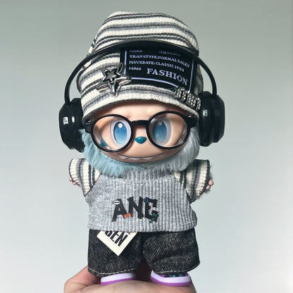 Labubu Doll Outfit | Grey Set